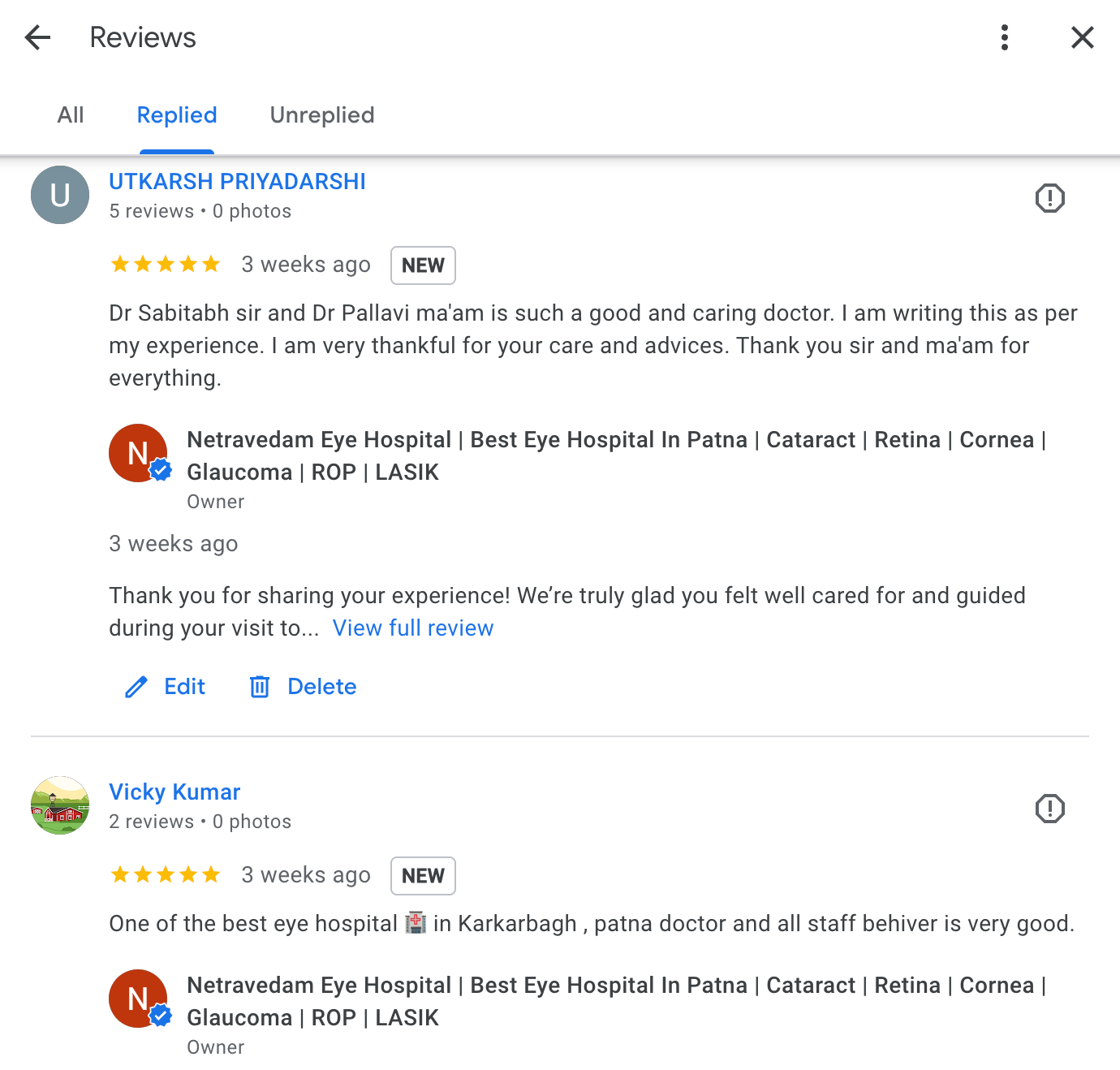 Patient Review 14